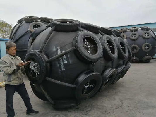 CCS認定 充気式浮遊型黒色 防弾用ゴム素材 横浜フェンダー