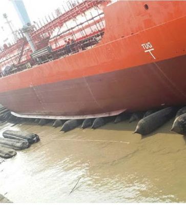 反老化する天然ゴムの膨脹可能なボートの進水のエアバッグ