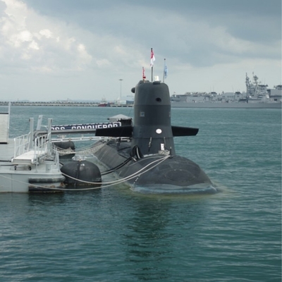 米国海軍横浜電気潜水艦のハイドロ空気のゴム製 フェンダー