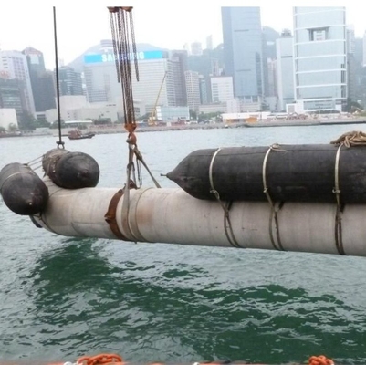 1.2m*15mの天然ゴムの海洋のエアバッグの膨脹可能で重い重量挙げのエアバッグ
