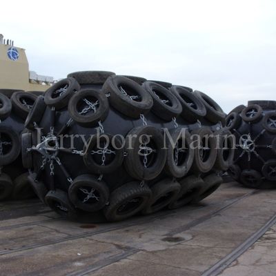 横浜停泊のタイプ天然ゴムの浮遊空気のフェンダー
