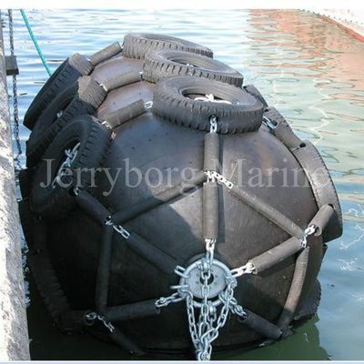 横浜停泊のタイプ天然ゴムの浮遊空気のフェンダー