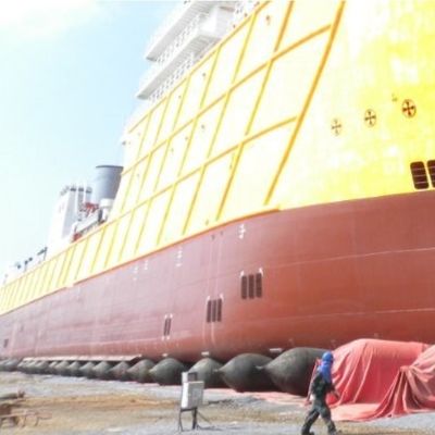 軽量の容易海洋のゴム製 エアバッグを進水させる船を配置する