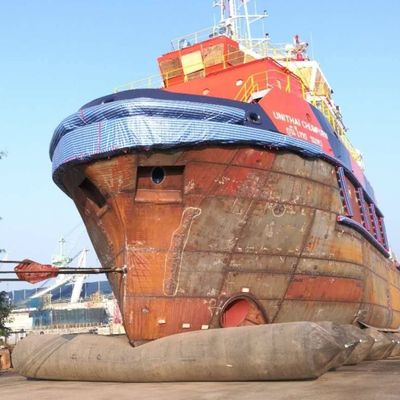 膨脹可能な海洋のゴム製 エアバッグを進水させる1.2m*12mの船