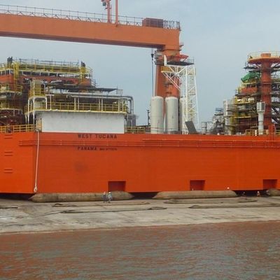 空気のゴム製 エアバッグを進水させる反摩耗の膨脹可能な船